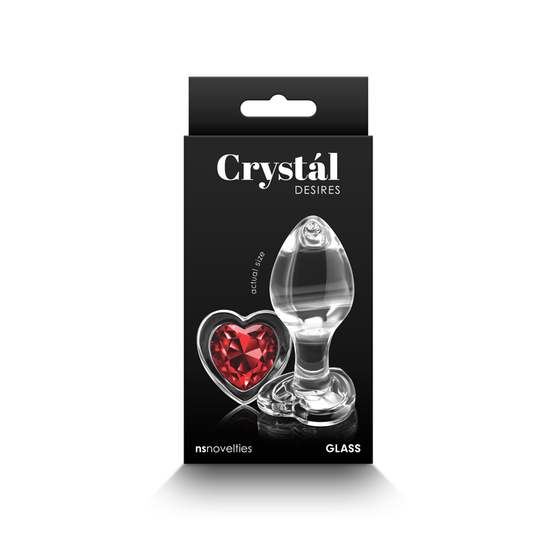 Crystal Desires Red Heart - Medium